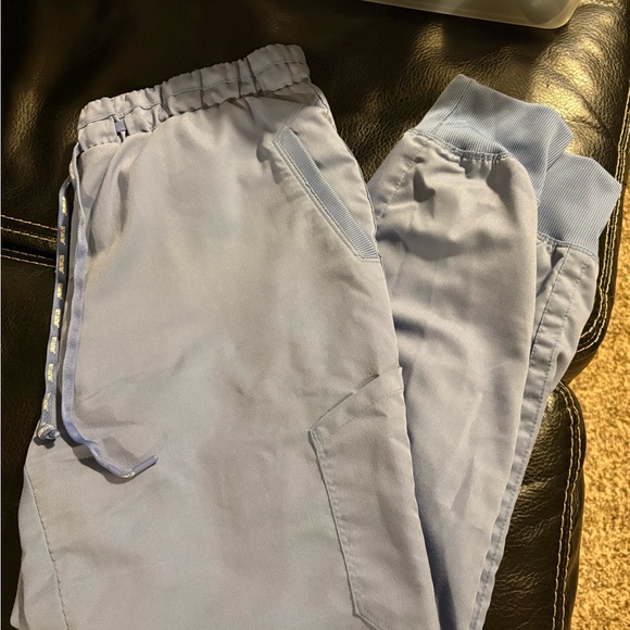 Grey's Anatomy Light Blue Scrub Joggers - Picture 2 of 3